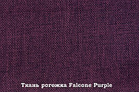 Кресло-качалка модель 4 каркас Венге экокожа Дунди-108 с лозой FALCONE PURPLE - ТКАНЬ / РОГОЖКА