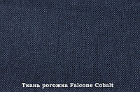 Кресло-качалка модель 4 каркас Венге экокожа Дунди-108 с лозой FALCONE COBALT - ТКАНЬ / РОГОЖКА