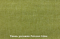 Кресло-качалка модель 4 каркас Венге экокожа Дунди-108 с лозой FALCONE LIME - ТКАНЬ / РОГОЖКА