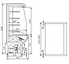 Пристенная витрина Carboma ВХСд-1,3, фото 2