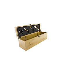 Подарочный набор для вина, 5 пр. (с коробкой для бутылки вина), Англия