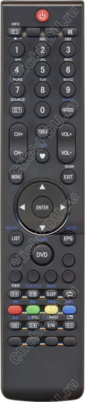 ПДУ для Horizont/Vityaz/Supra HOF-55D1.3 (STV-LC1995WL) ic LCD TV ic (серия HOB1005)