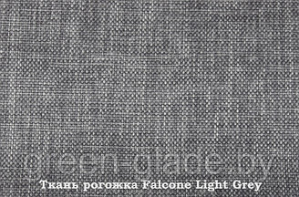 Кресло-качалка модель 7 каркас Венге экокожа Орегон перламутр-120 FALCONE LIGHT GREY - ТКАНЬ / РОГОЖКА 