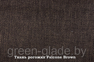 Кресло-качалка модель 7 каркас Венге экокожа Орегон перламутр-120 FALCONE BROWN - ТКАНЬ / РОГОЖКА 