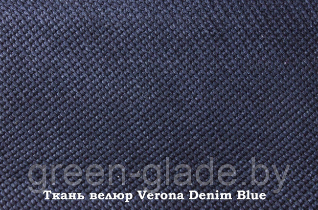 Кресло-качалка модель 7 каркас Венге экокожа Орегон перламутр-120 VERONA DENIM BLUE - ТКАНЬ / ВЕЛЮР 