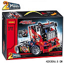 Конструктор Decool 3360 Гоночный грузовик 2 в 1  608 дет. аналог Лего Техник (LEGO Technic 42041), фото 4