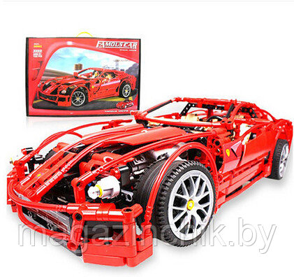 Конструктор Decool 3333 Феррари 599 GTB Фиорано 1:10 1322 дет. аналог Лего Техник (LEGO Technic 8145) - фото 1 - id-p52880822