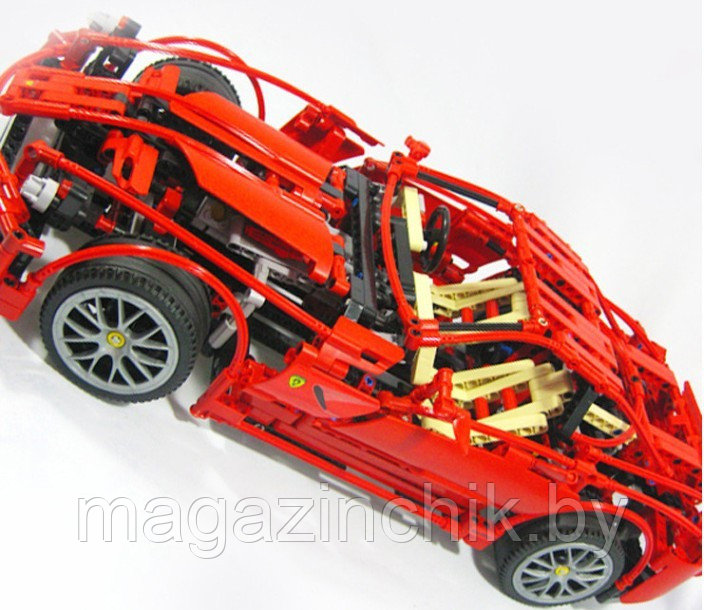 Конструктор Decool 3333 Феррари 599 GTB Фиорано 1:10 1322 дет. аналог Лего Техник (LEGO Technic 8145) - фото 3 - id-p52880822