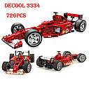 Конструктор Decool 3334 Formula 1 Ferrari 1:10, 726 дет. аналог Лего Техник (LEGO Technic), фото 2