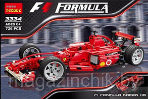 Конструктор Decool 3334 Formula 1 Ferrari 1:10, 726 дет. аналог Лего Техник (LEGO Technic)