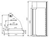 Кондитерская витрина ВХС-1,2 Арго XL Люкс, фото 2