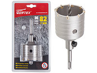 Коронка полая по бетону SDS+ d82мм WORTEX (WHC820000C2111)