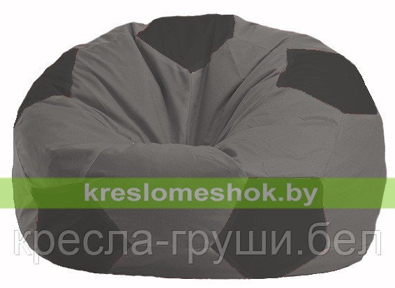Кресло мешок Мяч серый - тёмно-серый 1.1-351, фото 2