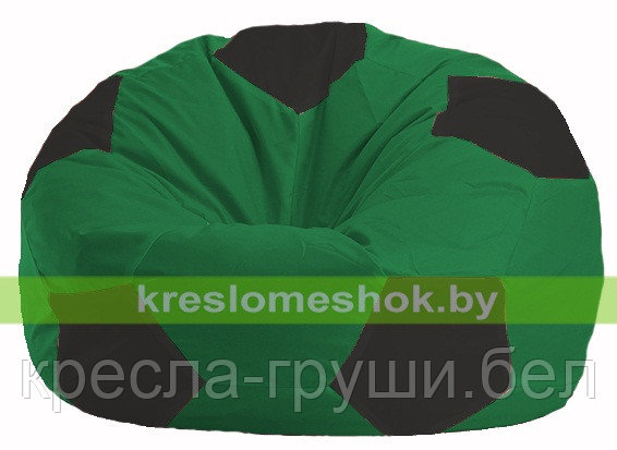 Кресло мешок Мяч зелёный - чёрный М 1.1-235, фото 2