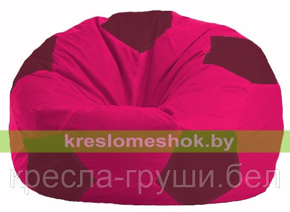 Кресло мешок Мяч малиновый - бордовый М 1.1-384, фото 2