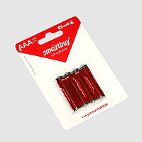 Батарейки алкалиновые ААА SmartBuy LR03 (4шт)