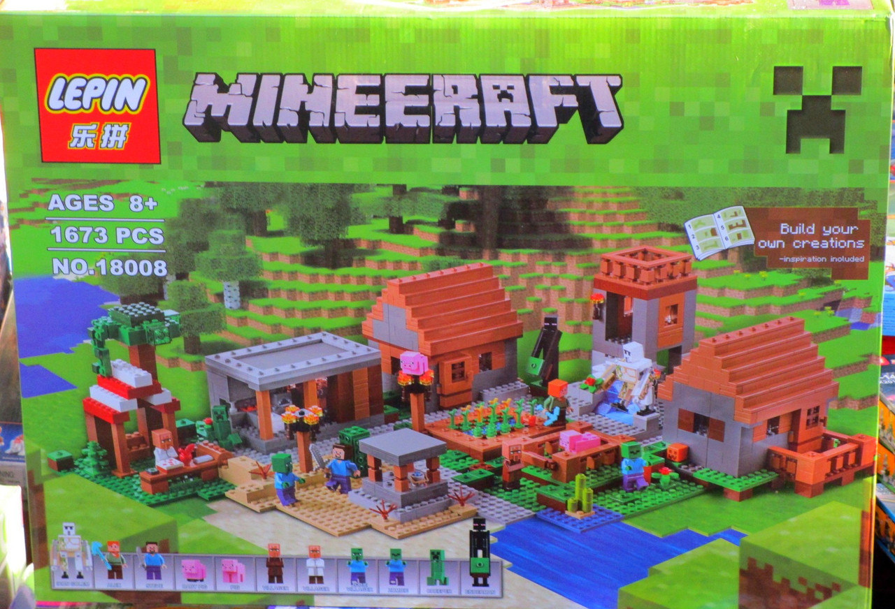 Конструктор Lepin 18008 The Village / Деревня (аналог Lego Майнкрафт, Minecraft 21128), фото 1