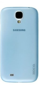 Чехол-накладка Hoco Thin для Samsung i9500 Galaxy S4 (пластик) голубой прозрачный