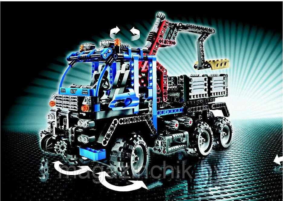 Конструктор Decool 3331 Тягач Вездеход 805 деталей аналог Лего Техник (LEGO Technic 8273) - фото 3 - id-p52906199