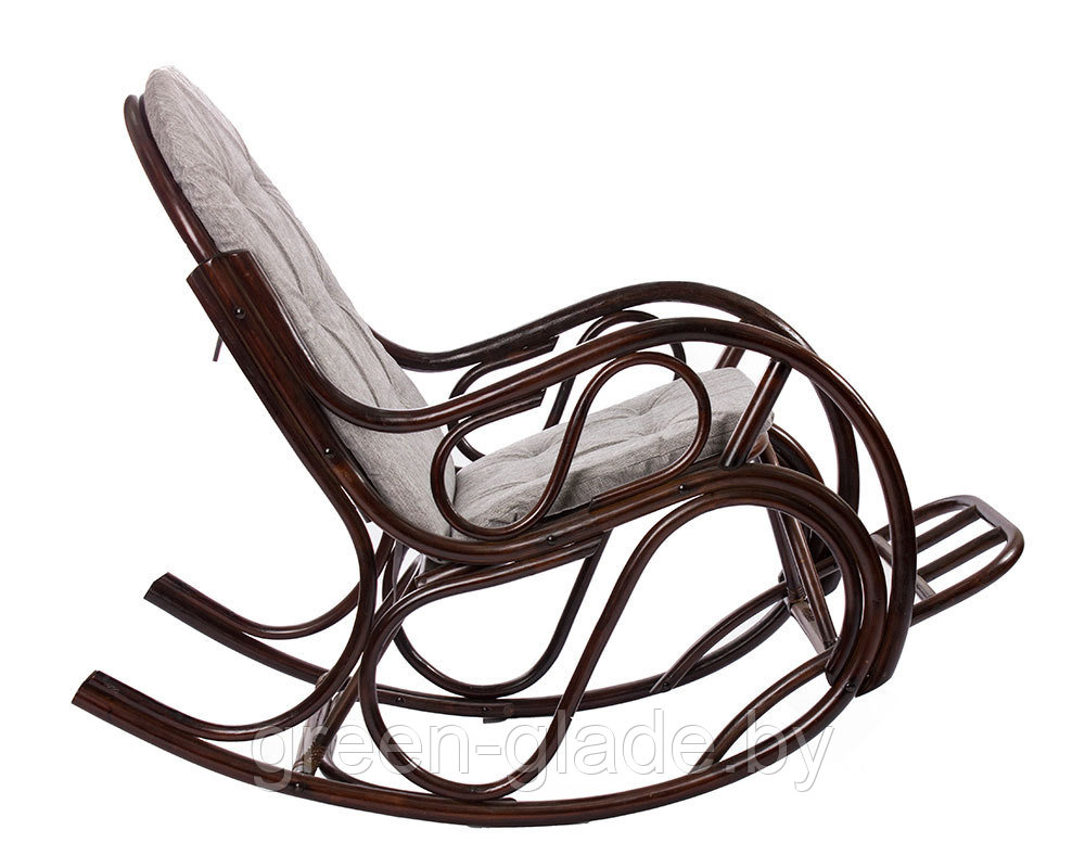 Кресло-качалка из ротанга Classic с подушкой - фото 6 - id-p52907256