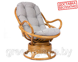 Кресло-качалка из ротанга Swivel Rocker с подушкой