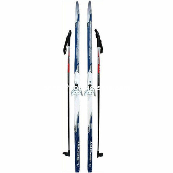 Комплект лыжный STC (лыжи+палки(стеклопластик)+крепление 75 мм) 185 см - фото 1 - id-p52977227