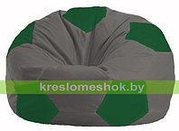 Кресло мешок Мяч тёмно-серый - зелёный М1.1-361