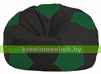 Кресло мешок Мяч чёрный - зелёный М1.1-397