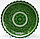 Лаган 38 см Зеленый резной, фото 2