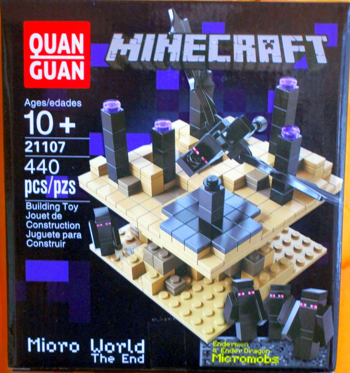 Конструктор Майнкрафт Minecraft Микро Мир Край (Конец) 44011 \10173  аналог Лего 21107, фото 1