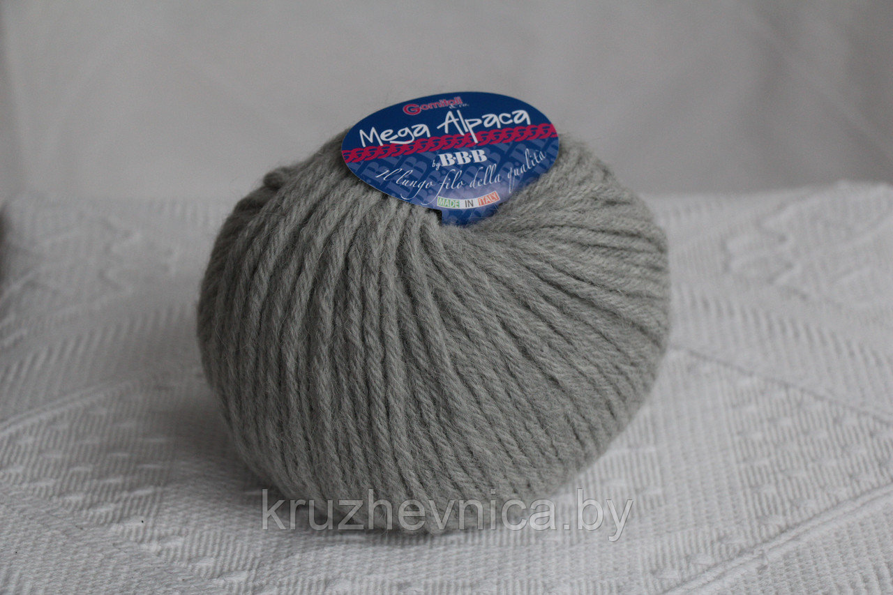 Пряжа BBB Mega alpaca, цвет: 70 (35% альпака, 35% шерсть, 30% акрил) 100г/80м