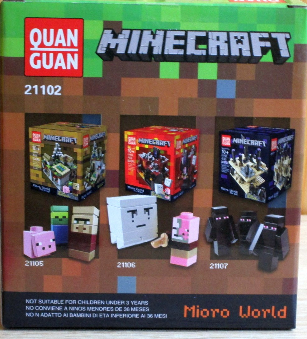 Конструктор Майнкрафт Minecraft Микро Мир Лес 44008, 480д., 2 минифигурки, аналог Лего 21102 - фото 3 - id-p53024541