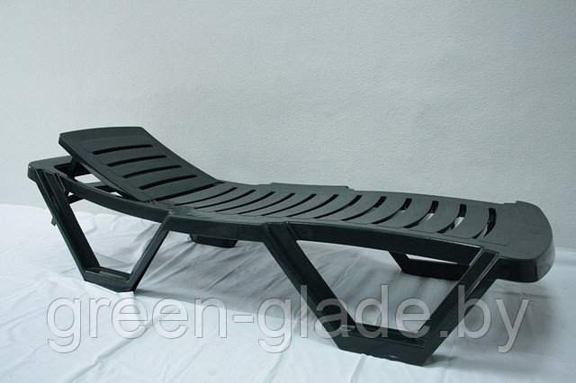 HZ-140 Пластиковый лежак CAPISSI SUN BED зеленый - фото 2 - id-p1759833