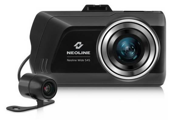 Автомобильный видеорегистратор с двумя камерами Neoline Wide S45 Dual - фото 1 - id-p53133107