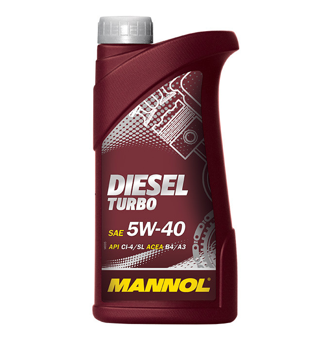 Масло моторное MANNOL Diesel Turbo 5W-40 CI-4/SL 1л. ESTER синтетика 96013 - фото 1 - id-p53134562