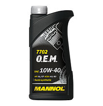 Масло моторное MANNOL 7702 O.E.M. for Chevrolet Opel API SL/CF полусинтетика 1л. 99337