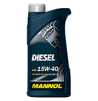 Масло моторное MANNOL Diesel 15W-40 минеральное 1л., 99243