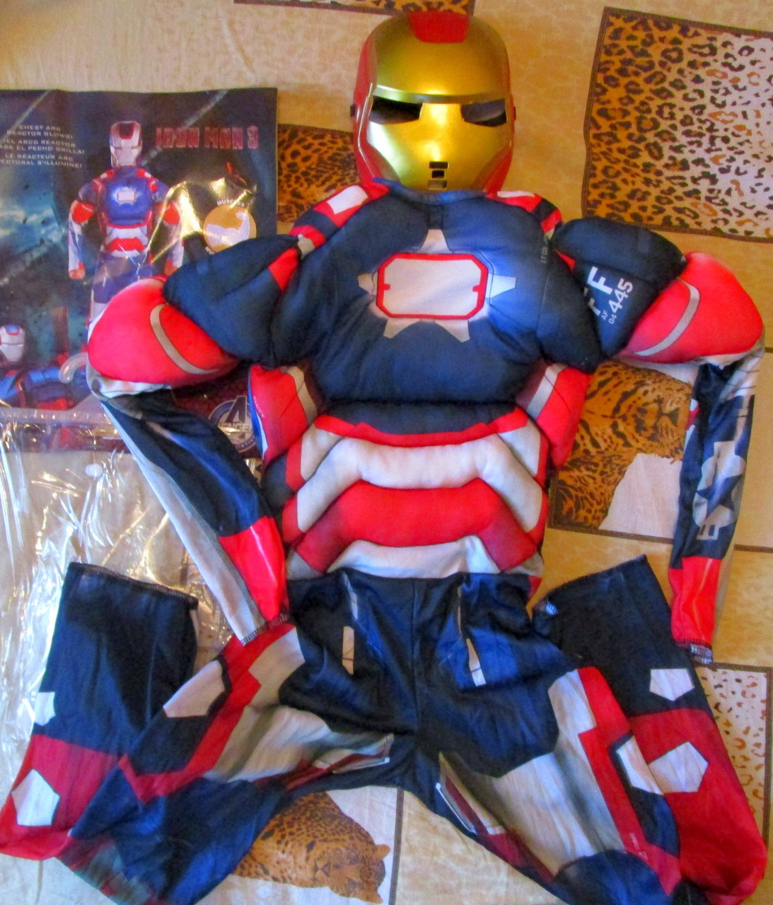 Детский костюм железного человека Iron Man с мускулами - фото 2 - id-p53137060