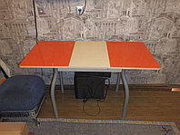 Стол кухонный раскладной М35 "Алиот"  стеклянный 900*600*750, фото 1