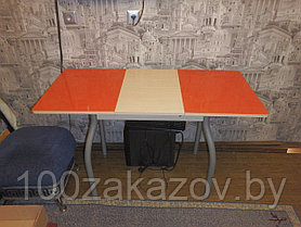 Стол кухонный раскладной М35 "Алиот"  стеклянный 900*600*750