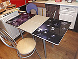 Стол кухонный раскладной М35 "Алиот" с фотопечатью 900*600*750, фото 2