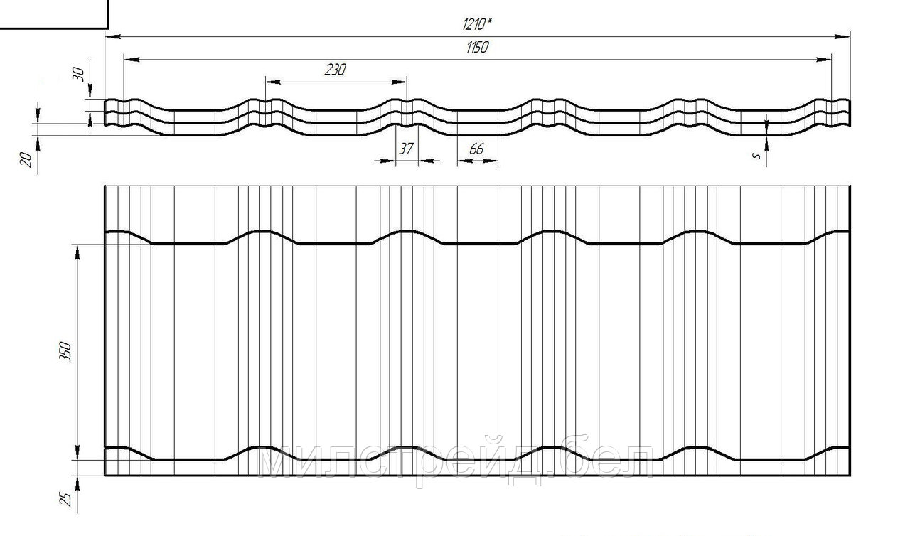 Металлочерепица Kvinta Plus GRAND LINE (ГрандЛайн) Safari 0.5мм - фото 7 - id-p35359261