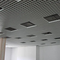 Потолок "Грильято" металлик (50х50) h = 30;40