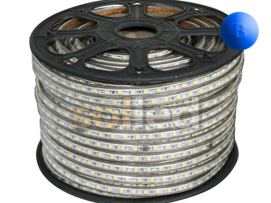 Светодиодная лента SMD 5050 60LED 14,4W IP67 220V синий