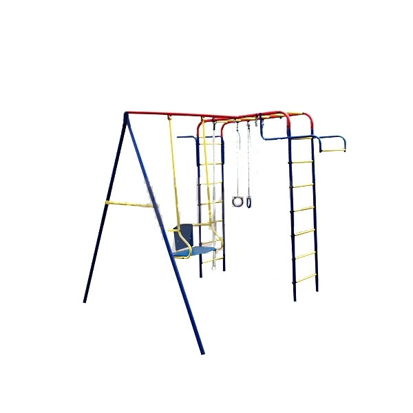 Детский спортивный комплекс для дачи "Пионер" дачный МИНИ + качели "ТК2"