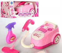 Детский игрушечный пылесос H777-10 розовый, свет, звук