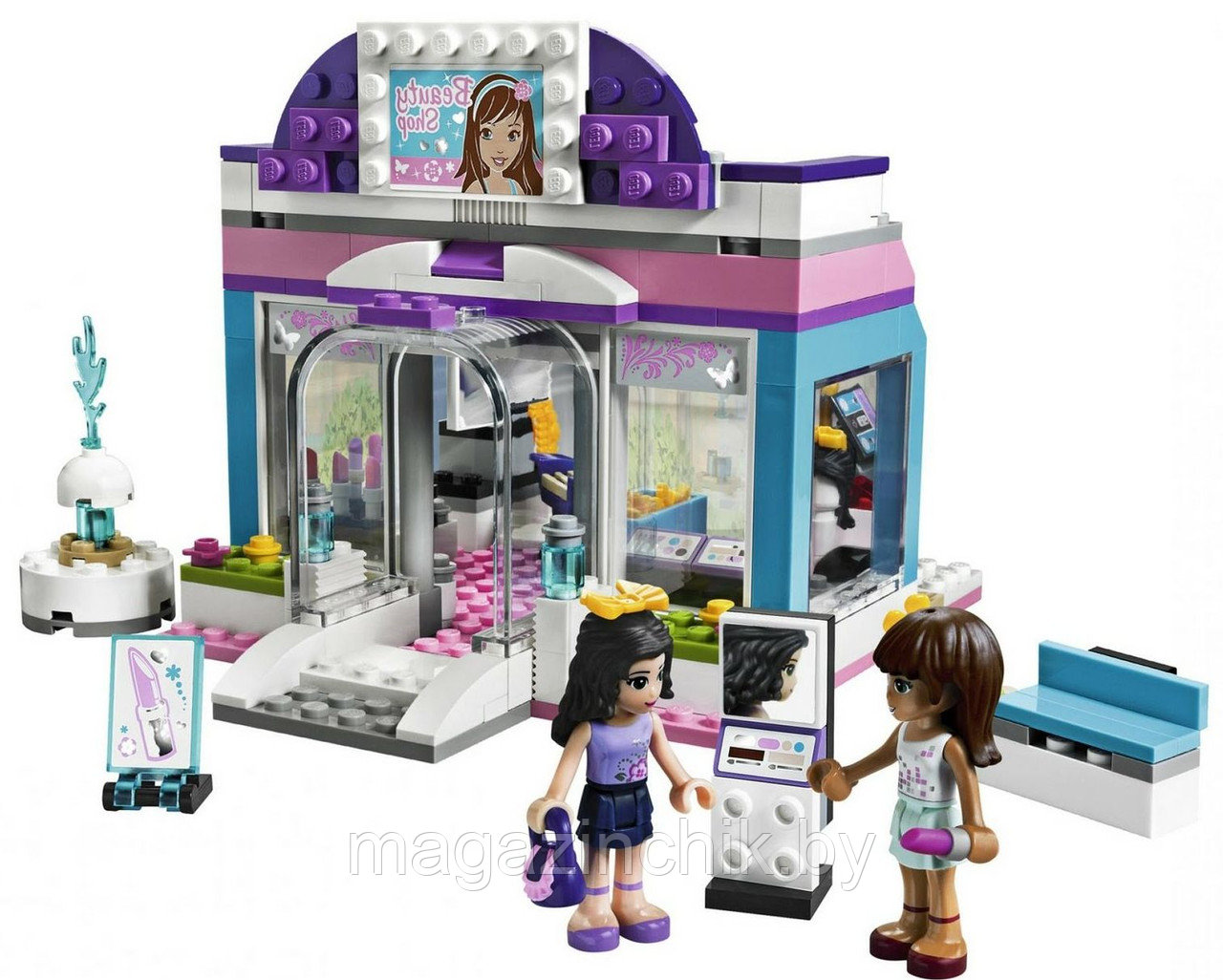 Конструктор 10156 Bela Friends Салон красоты Бабочка, 220 дет. аналог Лего (LEGO) Френдс 3187 - фото 4 - id-p53353623