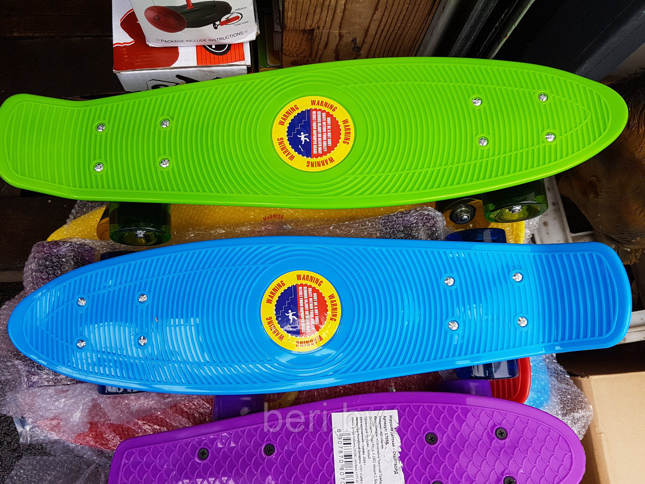 Скейтборд, пенниборд, пенниборд для начинающих Penny Board, большой 71 см, 450-1 - фото 3 - id-p40482079