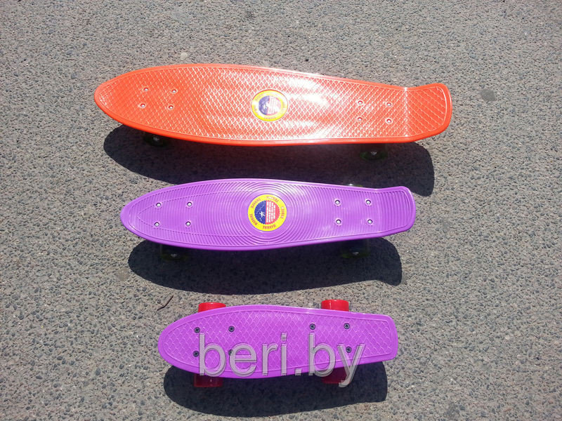 Скейтборд, пенниборд, пенниборд для начинающих Penny Board, большой 71 см, 450-1 - фото 2 - id-p40482079