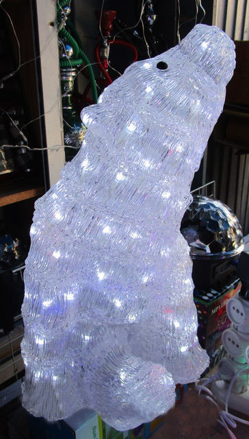 Светодиодная 3D LED Фигура "Белый медведь" 130 см - фото 2 - id-p53413793